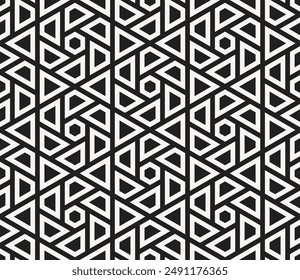 Kunst der nahtlosen Muster. Geometrische Formen Wiederholender Musterhintergrund der druckbaren Vektorgrafik.