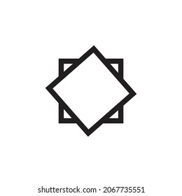 art shape sign symbol. vector illustration on white background.