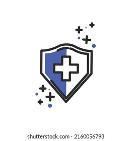 A art of a shield icon