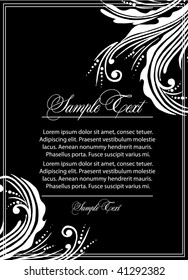 art silhouette, element for design.