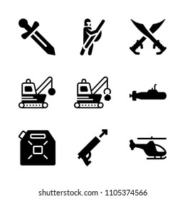 art, silver, roman and cloud icons in War vector set. Graphics for web and design