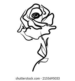 art sketched roses vector background with space for text, for card