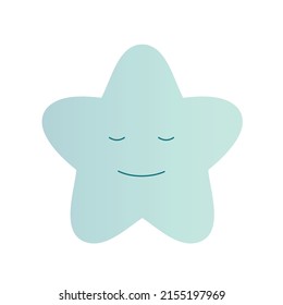 Un arte de una estrella sonriente