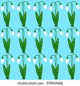 Art snowdrop back pattern