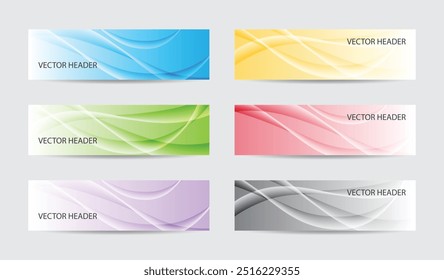 Art soft colors concept design elements headers 