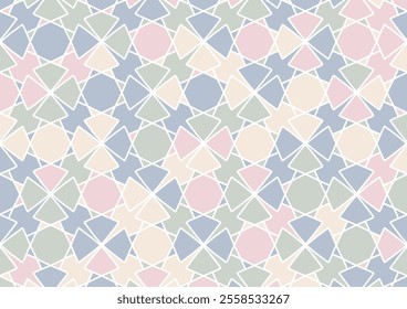 Art soft pattern geometry line square background vector illustration.