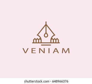 Art space vector logo.