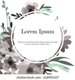  art spring background with abstract flowers. summer abstract flowers
