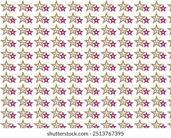 Diseño de patrón de tela de estrella de arte