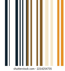 Art of striped seamless pattern Balanced stripe patterns consist of several vertical, colored stripes of different sizes, often used for clothing such as suits, jackets, pants and skirts.