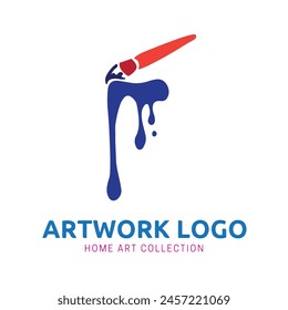 art studio logo design for club or graphic designer concept