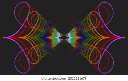 Art style, abstract background of bright tones, frame templates, line colors, set of cards and posters SSTKabstract.