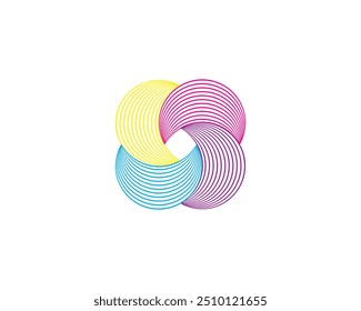 Art style logotype design for company branding. Premium identity design.