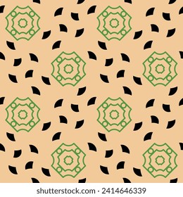 Art style surface print. Repeated pattern, Vector texture