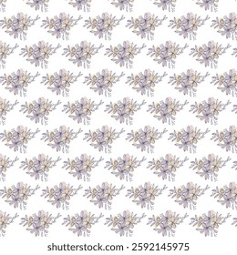 art summer floral design pattern