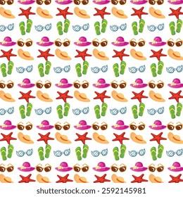 art summer floral design pattern