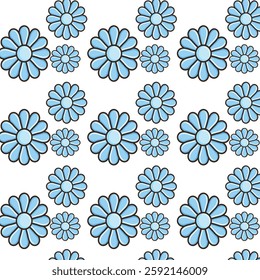 art summer floral design pattern