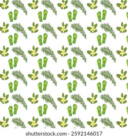 art summer floral design pattern