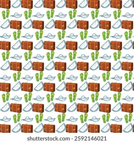 art summer floral design pattern