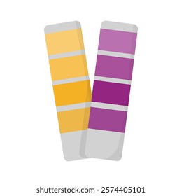 Art Supplies Vector Illustration - Color Palette