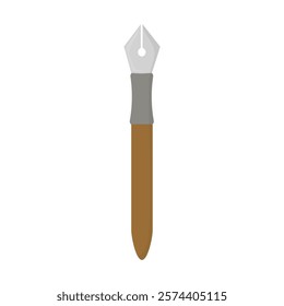 Art Supplies Vector Illustration - Ink Pen