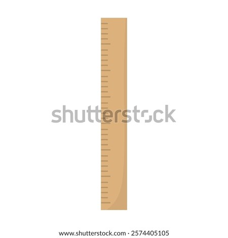 Art Supplies Vector Illustration - Ruler