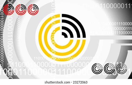  art symbol in colour design 	