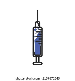 A art of a syringe