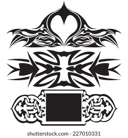 Art tattoo. Beautiful  pattern design
