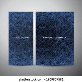 Art technology particle design background. Abstract technology background Hi-tech communication concept futuristic digital innovation. Vector background.