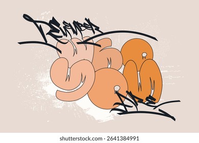 art tees, slogan art Tee, typography street art graffiti slogan print with spray effect, text splash t shirt print patterns, t shirt graphics print vector illustration design