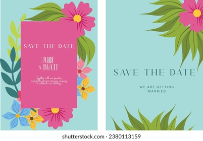  art templates with abstract and floral elements. For poster, greeting and business card, invitation, flyer, banner, brochure, advertising, events and page cover.