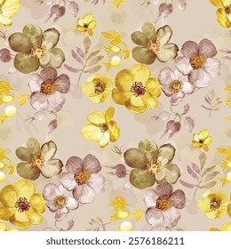 art textile design allover ,flower leaf abstract,pattern repeats,shadow effect , fabric colors digital print ,spring summer
