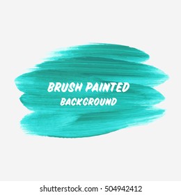 Art textured brush painted watercolor abstract background vector illustration. Acrylic stroke backdrop. Perfect design for headline, logo and sale banner. 