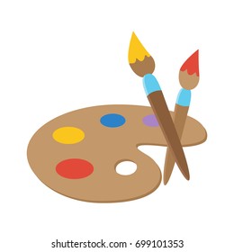 Art Tool Icon Flat Design