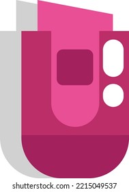 Cuchillo de herramienta de arte, ilustración, vector sobre fondo blanco.
