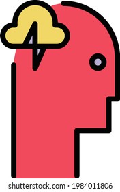 Art tool in style filled outline icons