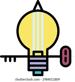 Art tool in style filled outline icons