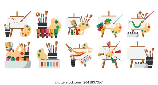 Art Tool Vector Illustration Bundle