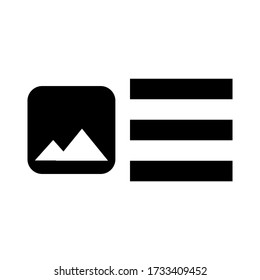 Art track icon vector flat style isolated on white background.
