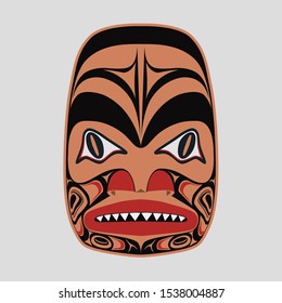 The art of traditional mask vector