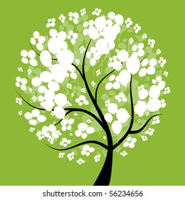 Art tree beautiful for your design