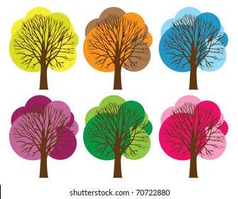 Art tree beautiful for your design