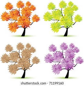 Art tree beautiful for your design