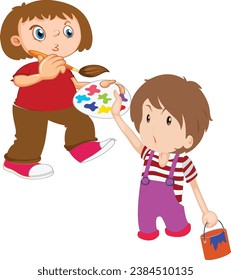 ART VECTOR CARTOON FOR GRAPHICS