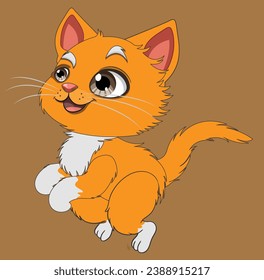 art vector cat for graphics