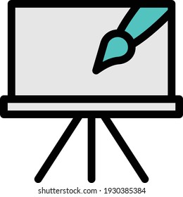 art vector colour line icon