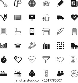 art vector icon set such as: watch, fresh, skate, pencil, fragile, park, bottle, mail, toilet, service, wash, shoe, story, member, barn, sifting, chemistry, press, presentation, engineering