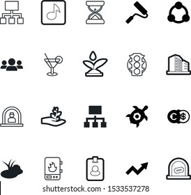 art vector icon set such as: natural, musical, network, euro, id, clock, decoration, tool, increase, residential, ticket, card, lake, painter, soft, traffic, restaurant, agriculture, hotel, leaf