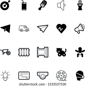art vector icon set such as: photography, automobile, voice, wine, mute, cardiology, building, family, protection, time, computer, bar, documentary, tourism, focus, strategy, success, healthy, photo